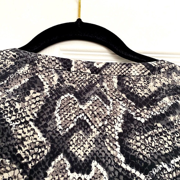 Joie silk vneck pullover blouse, long sleeves and buttons around wrist. Gorgeous - Picture 6 of 12